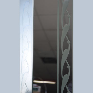 vignette décor sur miroir : nuance face avant/face arrière
